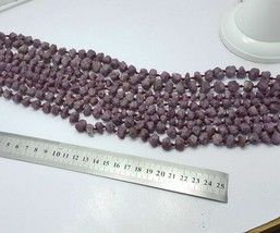 Natural geniune corundum Beading strand 16&quot; 9-13mm bead size string 10PC crystal - £78.30 GBP