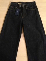 Ralph Lauren Women&#39;s Jeans Hampton Fit Icon Dark Wash Wide Leg Size 26 X... - $48.51