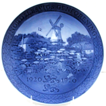 1970 Royal Copenhagen 1920-1970 Windmill Plate  - $8.91
