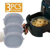 Reusable Silicone Air Fryer Pot and Baking Tray Set for Healthy Cooking - £9.69 GBP+