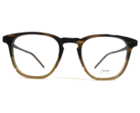 Sama Eyeglasses Frames COMBUSTION 6 BRN GRAD Horn Square horn Rim 49-21-143 - $140.33
