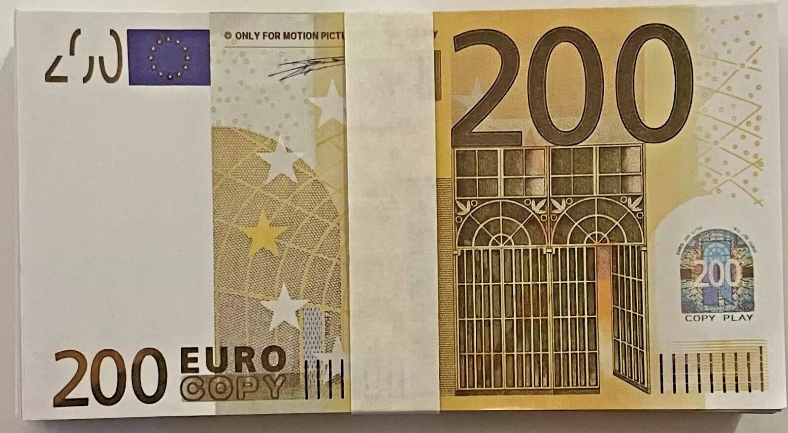€200 Euro Bills Prop Replica Money for Movies, Parties, Tik Tok and Inst... - $322.17 MXN