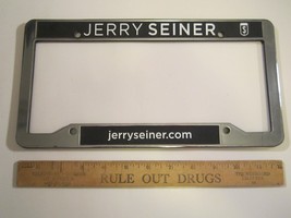 LICENSE PLATE Plastic Car Tag Frame JERRY SEINER 14E - £24.17 GBP