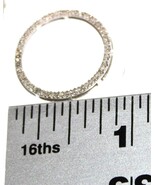 Solid 10K white gold marked 10K clear gemstones circular pendant - $269.72 CAD Solid 10K white gold marked 10K clear gemstones circular pendant - $269.72 CAD