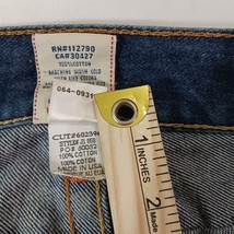 True Religion Billy Womens Blue Cotton Denim Distressed Bootcut Jeans Size 31×33 image 6