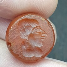 WORLD CLASS AGATE SEAL BEAD &quot; KING, Human &quot; PATTERN - $48.50