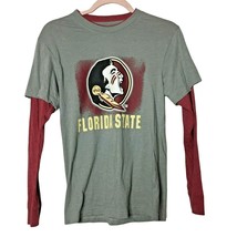 Florida State University T Shirt Seminole Indian Long Sleeve Youth 16 18 u - $23.99