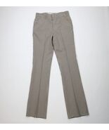Vintage 70s Streetwear Mens 32x38 Knit Flared Wide Leg Chino Pants Plaid... - $1,825.34 MXN