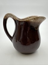 Brown Drip Glazed USA Pitcher Creamer 5” EUC - $13.06