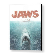JAWS Baby Shark Lyrics Movie Mosaic Framed 8.5X11 Print Limited Edition w/COA - $19.19