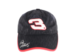 Vintage NASCAR Dale Earnhardt Fire Flames All Over Print Racing Hat Cap Black - $43.51