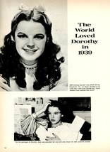 Wizard of Oz Judy Garland 1 page original clipping magazine photo #X6075 - $5.46 CAD