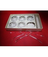 Antique Salt Dishes with tiny spoons 5 units - $33.94 CAD
