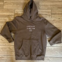 Jean-Michel Basquiat Hoodie Medium Hoodie Sweatshirt Pullover “Love Is A Lie” - $45.00