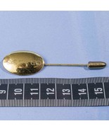 Monogram Gold Tone Pin Brooch Lapel Pin - £11.60 GBP