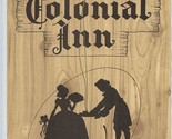 Colonial Inn Menu Santa Cruz California 1940&#39;s Smorgasbord Dinners - $97.02