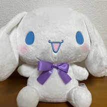 Sanrio Cinnamoroll colorful ribbon big stuffed toy 30cm Furyu PURPLE amu... - $46.88