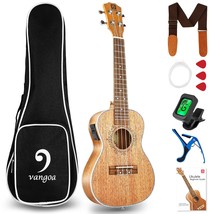 Tenor Ukulele, Acoustic Electric Ukelele 26 Inch Uke Mahogany Ukulele Pr... - £102.30 GBP