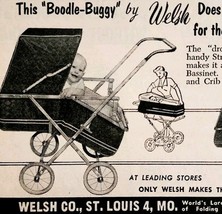 1956 Welsh Boodle Buggy Baby Carriage Advertisement Infant Stroller DWPP23 - $19.99