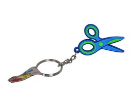 Sewing Scissors Key Ring - $4.28