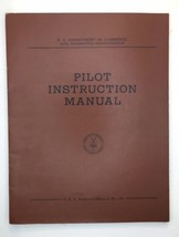 1958 US Dept. Commerce C.A.A. Technical Manuel #106 Pilot Instruction Ma... - $35.00