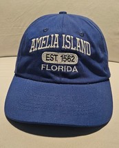 Amelia Island Strap Back Adjustable Blue Good Used Cond - $7.73