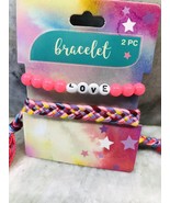 ShipN24Hours. New-Greenbrier. Women’s Pink “Love”  Bracelet. 2 Pack. - €9,39 EUR
