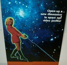Astro Fighter Arcade FLYER 1980 Original Video Game Art Promo Retro Space Lady - £23.91 GBP