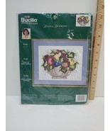 Bowl of Fruit Counted Cross Stitch Kit Donna Dewberry Bucilla 43127 14&quot; ... - £12.82 GBP