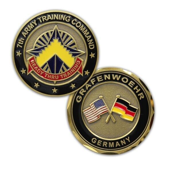 GRAFENWOEHR GERMANY  7TH ARMY TRAINING COMMAND 1.75" CHALLENGE COIN - $39.99