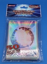 YU-GI-OH PACK OF 50 ELEMENTAL HERO CARD SLEEVES REFRACTOR KONAMI SEALED ... - £4.30 GBP