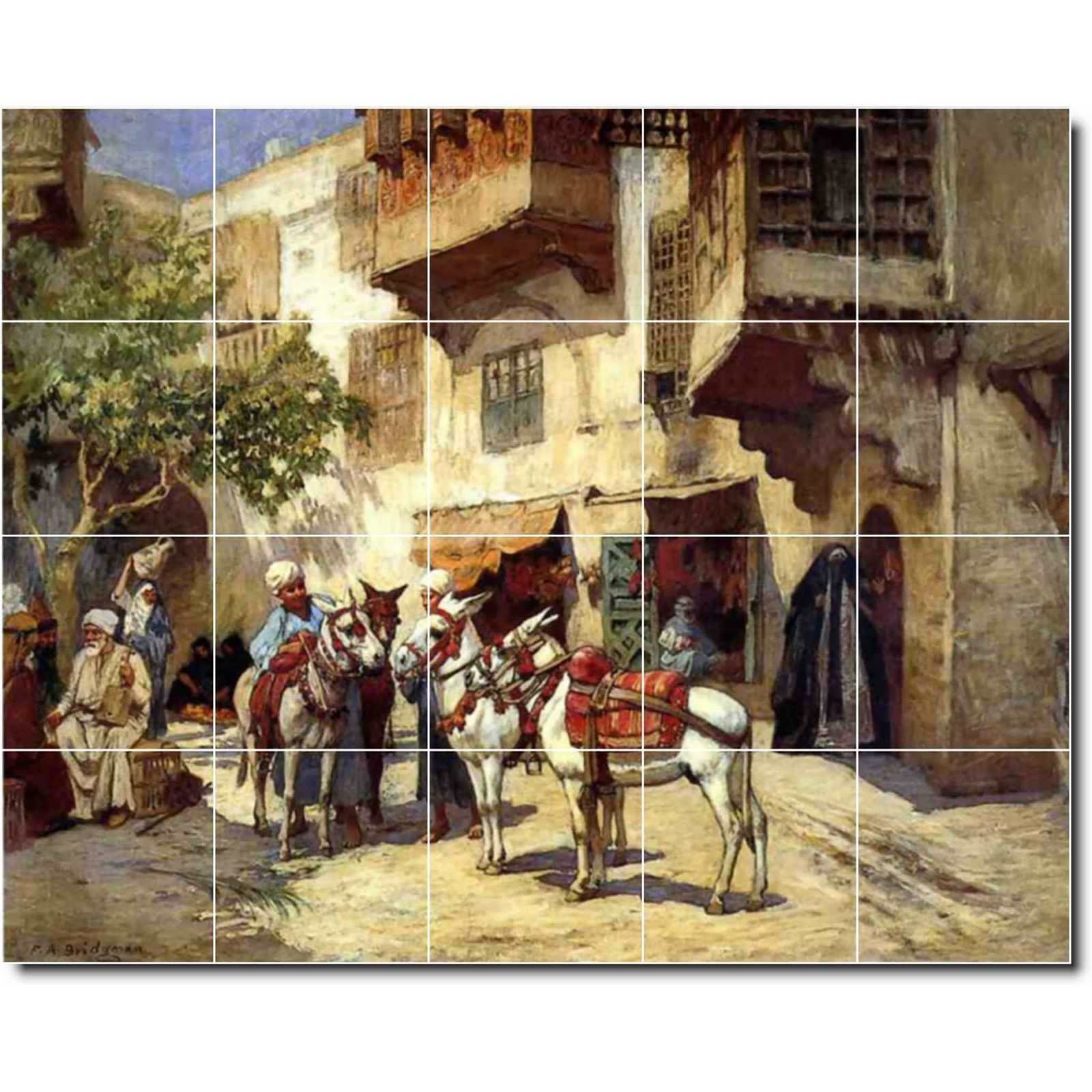 Bridgman frederick marketplace in north africa