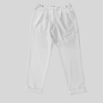 Forever 21 Pants Womens Medium White Cuffed Bottom - £10.74 GBP