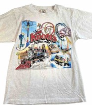 Vintage Knott&#39;s Berry Farm Shirt Men&#39;s Medium Roller Coaster Souvenir T-... - £19.30 GBP