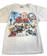 Vintage Knott&#39;s Berry Farm Shirt Men&#39;s Medium Roller Coaster Souvenir T-... - £19.37 GBP