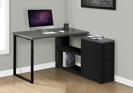 Monarch Specialties I 7433 120 lbs Left &amp; Right Facing Corner Computer Desk - Bl - £444.79 GBP