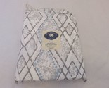 John Robshaw Vanaja Queen Duvet Cover Blue grey white NIP - $163.15