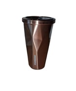 Starbucks 16oz Rose Gold Stainless Steel Tumbler Cold Cup 2012 Geometric... - $345.51 MXN