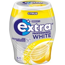 Wrigley&#39;s EXTRA White Professional : CITRUS Chewing gum -50pc-FREE US SH... - £8.51 GBP