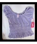 Justice Girls Purple Smocked Top Size 10 Medium NEW - €14,66 EUR