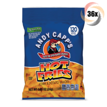 36x Bags Andy Capp's Hot Flavored Oven Baked Crunchy Fries Snack .85oz - £25.03 GBP