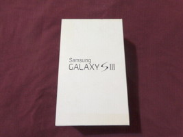Samsung Galaxy SIII Original Box (No Phone) cell phone box White - £3.35 GBP