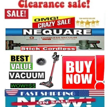 ✅??NEQUARE Cordless VACUUM CLEANER Multisurface STICK VACUUM???BUY NOW??️ - £70.52 GBP