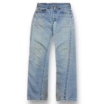 Vintage 70s Levis 501 XX Redline Selvedge Faded Blue Jeans Denim Mens Si... - £206.24 GBP