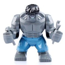 Large The Grey Hulk - Marvel Universe Minifigure Gift Toys Collection - £5.57 GBP