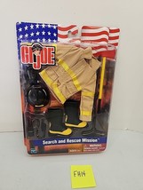 GI Joe Search Rescue Mission Outfit Mask Helmet Axe Jacket Boots 2002 Ha... - $19.34