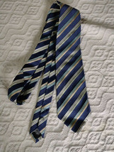 Hugo Boss .  vintage   tie original.  100 % Silk   aero blue - £14.21 GBP