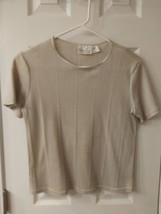 Ladies Top Small Beige, Kathie Lee Collection, Never Worn - £4.36 GBP