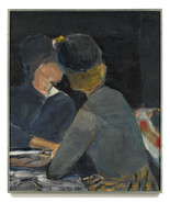 FRAMED CANVAS Art print giclee Two Women at Table Richard Diebenkorn - £31.13 GBP+