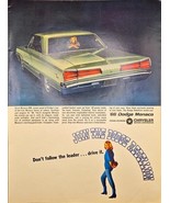 66 DODGE MONACO CHRYSLER - Dodge Rebellion - 1965 Vintage Print Ad - $198.05 MXN